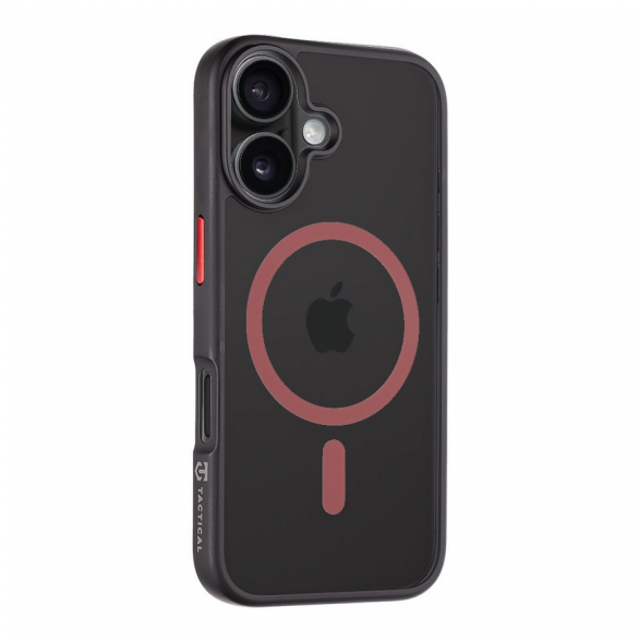 Tactical MagForce Hyperstealth 2.0 Skal till iPhone 16 Svart/Röd