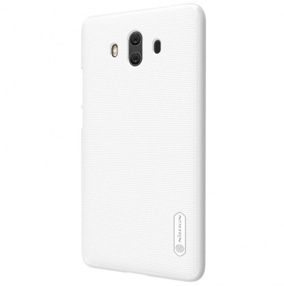 Vitt och väldigt snyggt skydd för Huawei Mate 10.