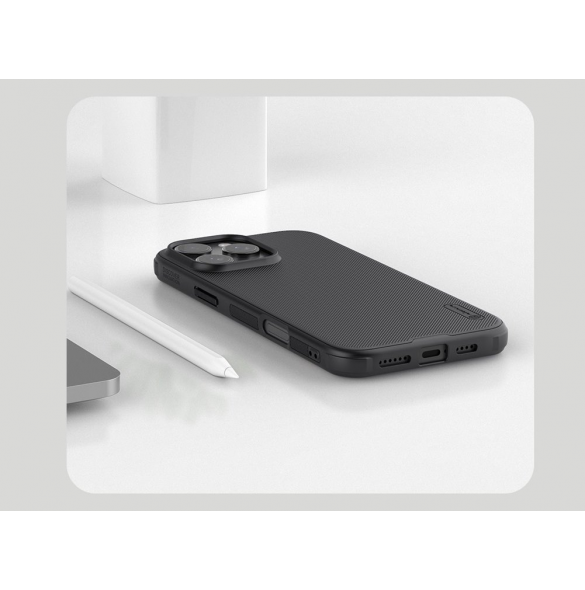 Nillkin Super Frosted PRO Bakskal till Apple iPhone 16 Pro Svart