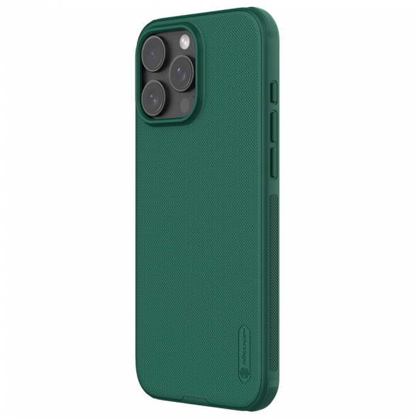 Nillkin Super Frosted PRO Bakskal till Apple iPhone 16 Pro Max Mörkgrön