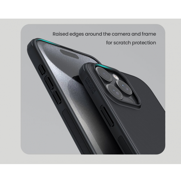 Nillkin Super Frosted PRO Bakskal till Apple iPhone 16 Pro Max Mörkgrön
