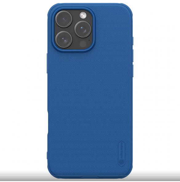 Nillkin Super Frosted PRO Bakskal till Apple iPhone 16 Pro Blå