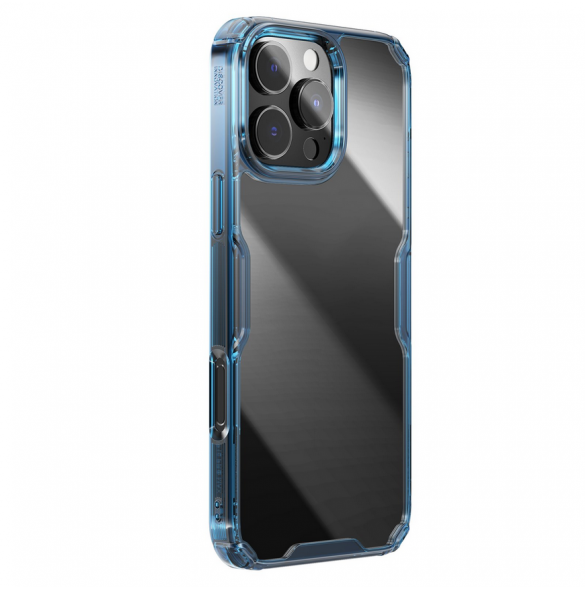 Nillkin Nature TPU PRO Skal till Apple iPhone 16 Pro Max Blå