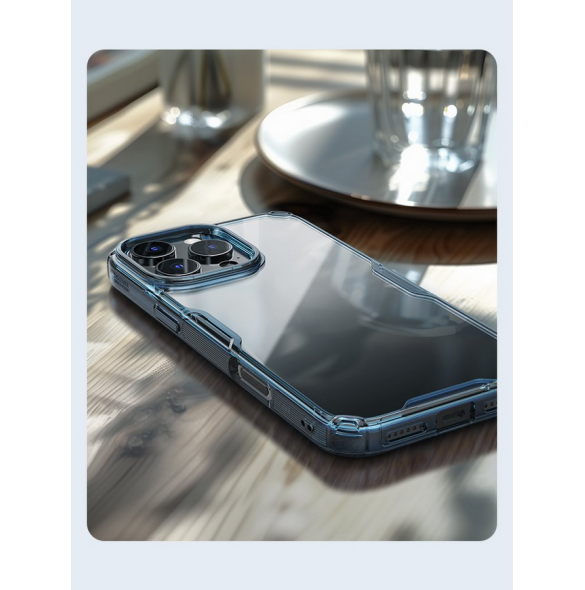 Nillkin Nature TPU PRO Skal till Apple iPhone 16 Pro Max Blå