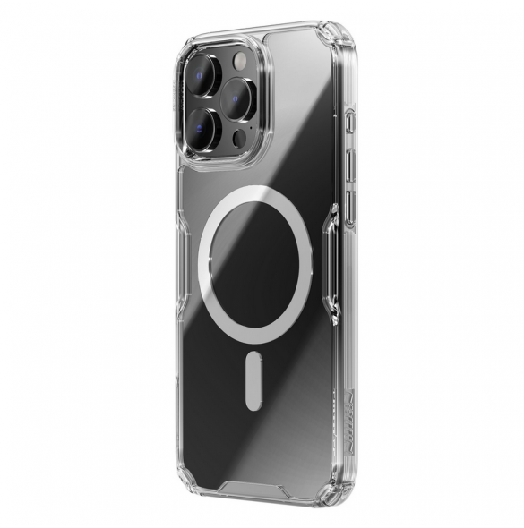 Nillkin Nature TPU PRO magnetiskt skal till Apple iPhone 16 Pro Max Transparent