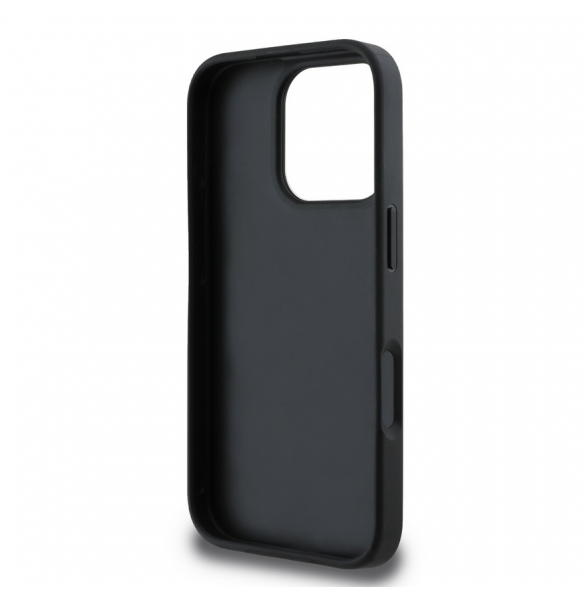 Karl Lagerfeld PU Quilted Pattern Case för iPhone 16 Pro Svart