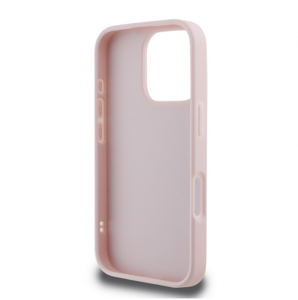 Guess PU Läder Quilted Case för iPhone 16 Pro Max Rosa