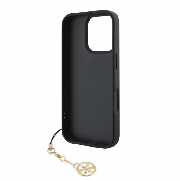 Guess 4G Charm Case för iPhone 16 Pro Max Tone on Tone Brown