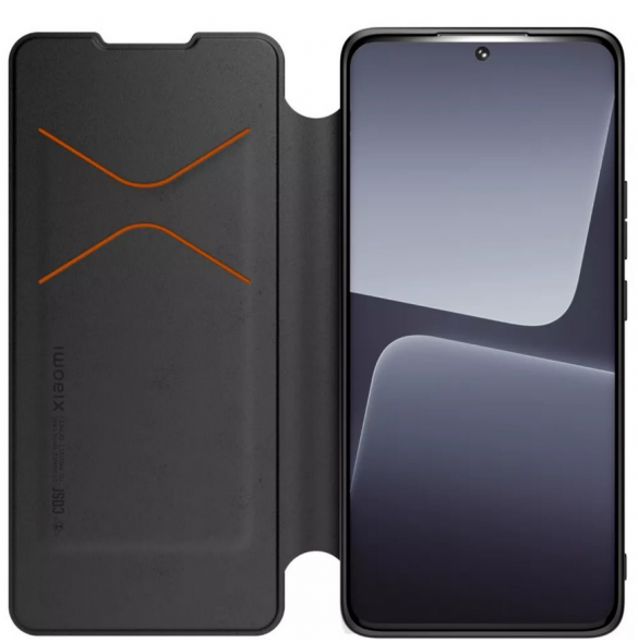 Gjord för Xiaomi bokfodral med halsband för Xiaomi 13 Pro Black