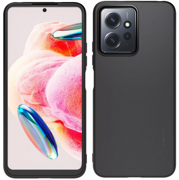 Gjord för Xiaomi TPU-fodral för Xiaomi Redmi Note 12 4G Svart