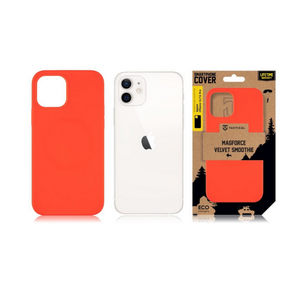 Tactical MagForce Velvet Smoothie Skal till Apple iPhone 12/12 Pro Chilli