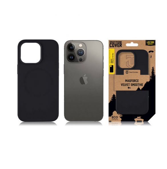 Tactical MagForce Velvet Smoothie Skal till Apple iPhone 13 Pro Asphalt