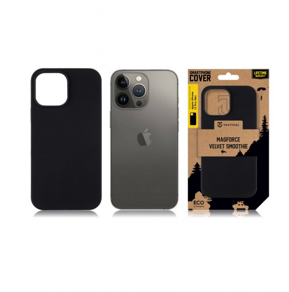 Tactical MagForce Velvet Smoothie Cover för Apple iPhone 13 Pro Max Asphalt