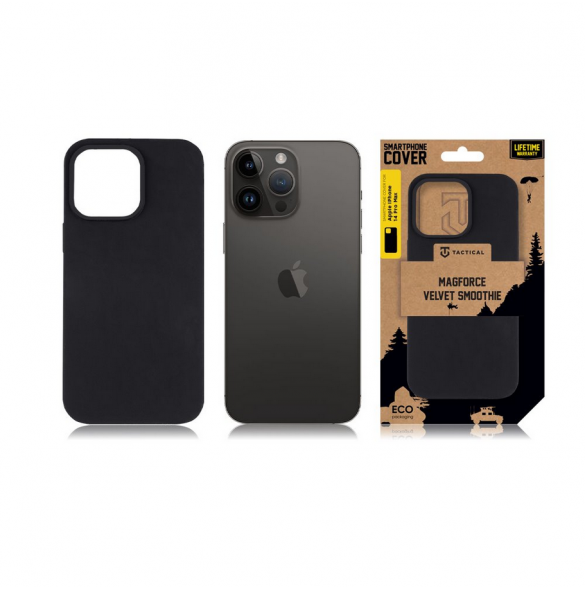 Tactical MagForce Velvet Smoothie Cover för Apple iPhone 14 Pro Max Asphalt