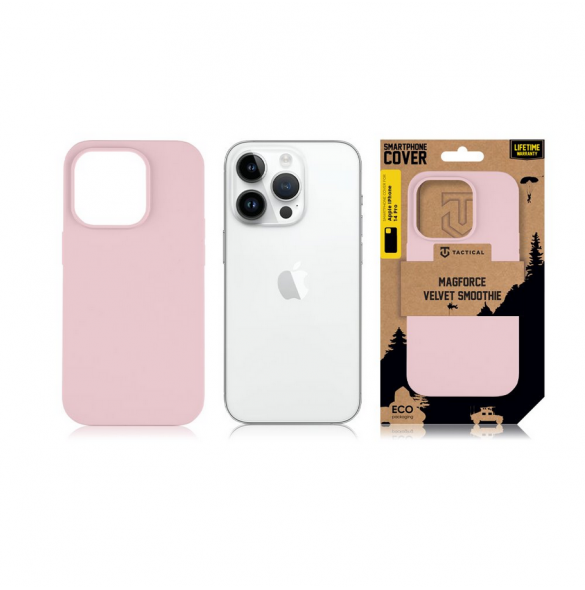 Tactical MagForce Velvet Smoothie Cover för Apple iPhone 14 Pro Pink Panther