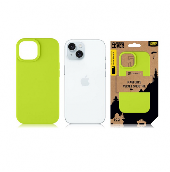 Tactical MagForce Velvet Smoothie Skal till Apple iPhone 15 Avocado