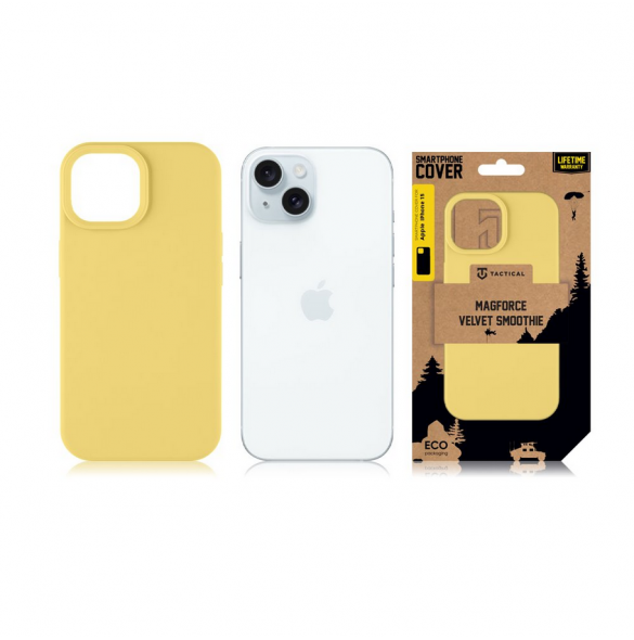 Tactical MagForce Velvet Smoothie Skal till Apple iPhone 15 Banana