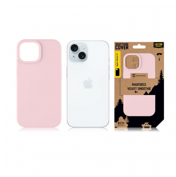 Tactical MagForce Velvet Smoothie Skal till Apple iPhone 15 Pink Panther