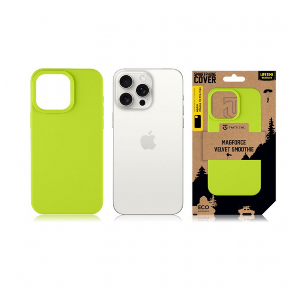 Tactical MagForce Velvet Smoothie Skal till Apple iPhone 15 Pro Max Avocado