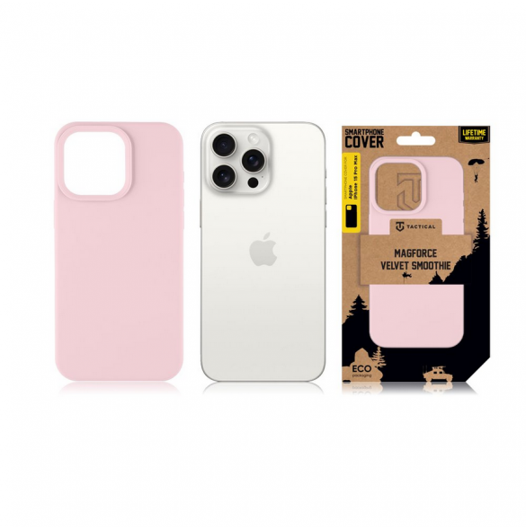 Tactical MagForce Velvet Smoothie Cover för Apple iPhone 15 Pro Max Pink Panther