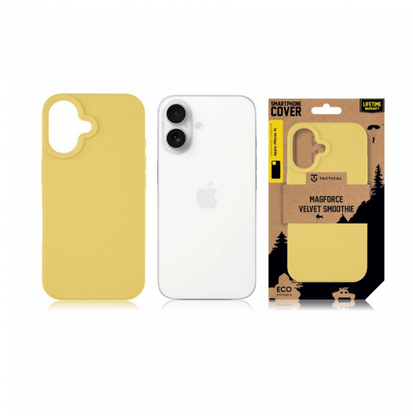 Tactical MagForce Velvet Smoothie Skal till Apple iPhone 16 Banana