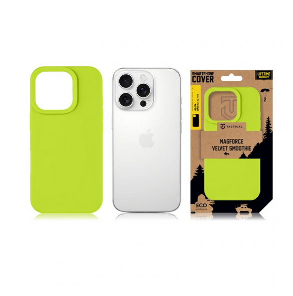 Tactical MagForce Velvet Smoothie Skal till Apple iPhone 16 Pro Avocado