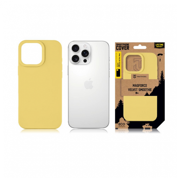 Tactical MagForce Velvet Smoothie Skal till Apple iPhone 16 Pro Max Banana