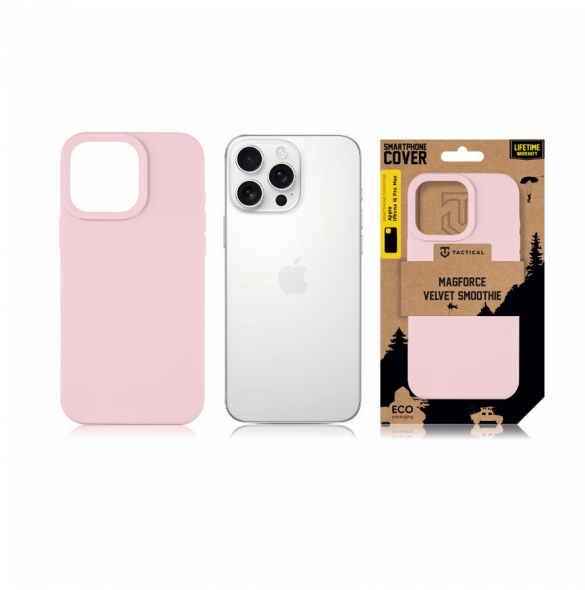 Tactical MagForce Velvet Smoothie Cover för Apple iPhone 16 Pro Max Pink Panther