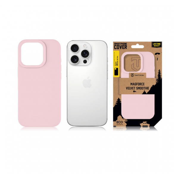 Tactical MagForce Velvet Smoothie Cover för Apple iPhone 16 Pro Pink Panther