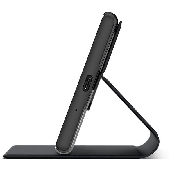 Sony Style Cover Stand SCSG50 Bokomslag till Xperia XZ1, Svart