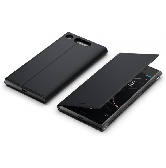 Sony Style Cover Stand SCSG50 Bokomslag till Xperia XZ1, Svart