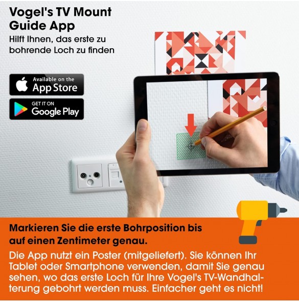 Vogel's THIN 525 TV väggfäste för 102-165 cm (40-65 tum) TV