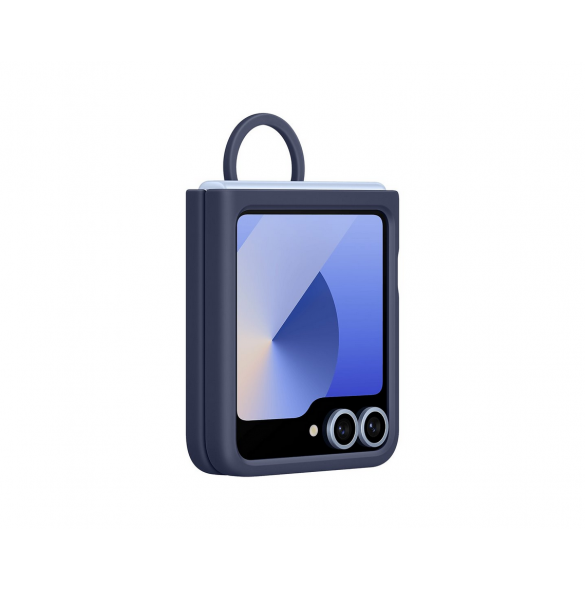 EF-PF741TNE Samsung silikonskydd med ring för Galaxy Z Flip 6 Navy