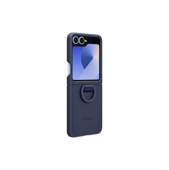 EF-PF741TNE Samsung silikonskydd med ring för Galaxy Z Flip 6 Navy