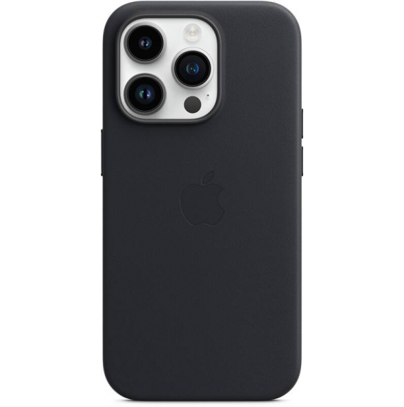 MPPM3FE/A Apple Leather Magsafe Skal för iPhone 14 Pro Max Midnight