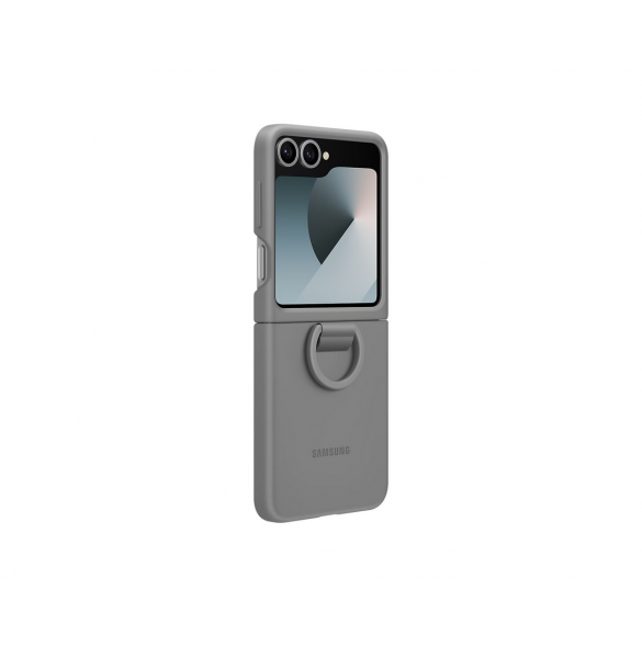 EF-PF741TJE Samsung silikonskydd med ring till Galaxy Z Flip 6 Grå