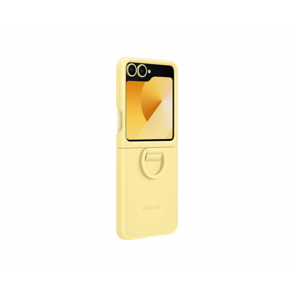 EF-PF741TYE Samsung Silikonskydd med Ring för Galaxy Z Flip 6 Gul