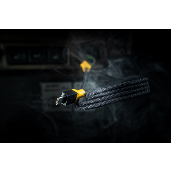 Tactical MagRope USB-C/USB-C 1m Svart/Gul