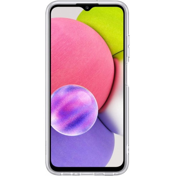 Samsung Galaxy A03s Soft Clear Cover Klar - EF-QA038TTE