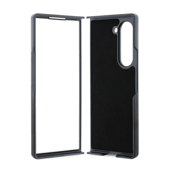 Karl Lagerfeld PU Saffiano Monogram Iconic Fodral för Samsung Galaxy Z Fold 6 Svart