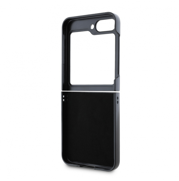 Karl Lagerfeld PU Saffiano Karl och Choupette Fodral till Samsung Galaxy Z Flip 6 Svart