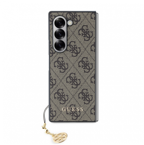 Guess 4G berlockfodral till Samsung Galaxy Z Fold 6 Brun