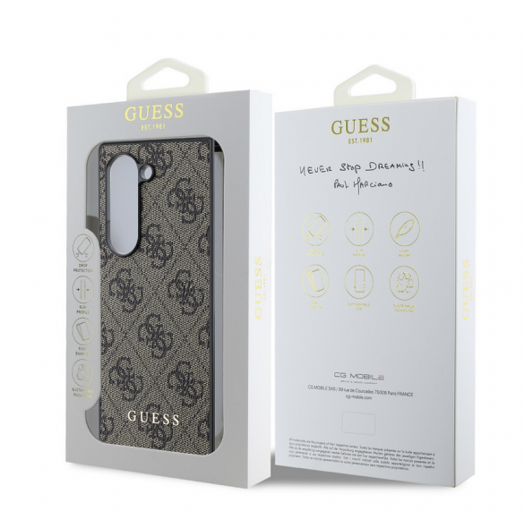 Guess 4G berlockfodral till Samsung Galaxy Z Fold 6 Brun