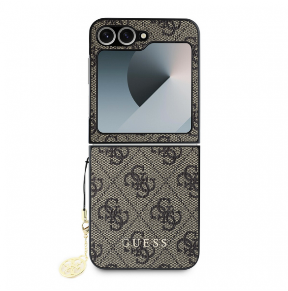 Guess 4G Charm Fodral till Samsung Galaxy Z Flip 6 Brown