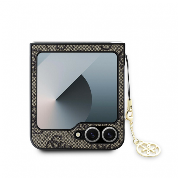 Guess 4G Charm Fodral till Samsung Galaxy Z Flip 6 Brown