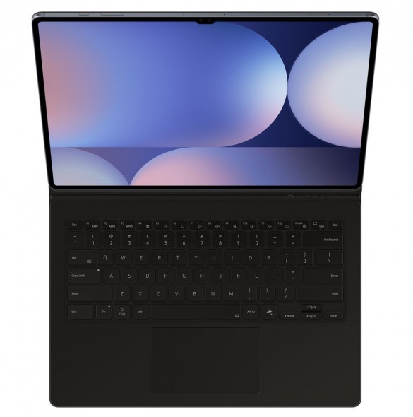 EF-DX925UBE Samsung Book Tangentbordsfodral för Galaxy Tab S9+/S9 FE+/S10+ Svart