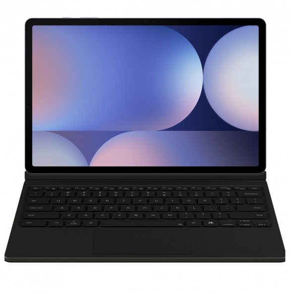 EF-DX825UBE Samsung Book Tangentbordsfodral för Galaxy Tab S9+/S9 FE+/S10+ Svart