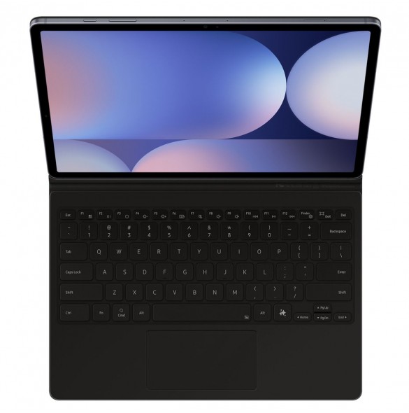 EF-DX825UBE Samsung Book Tangentbordsfodral för Galaxy Tab S9+/S9 FE+/S10+ Svart