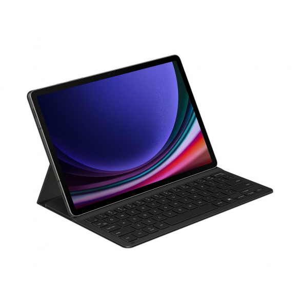 EF-DX720UBE Samsung Book Keyboard Slim Case för Galaxy Tab S9/S9 FE Svart