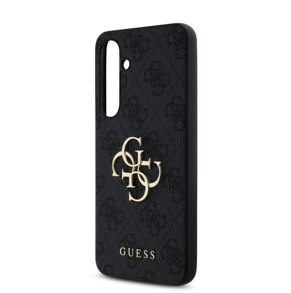 Guess PU 4G metalllogofodral till Samsung Galaxy S24 FE Grå